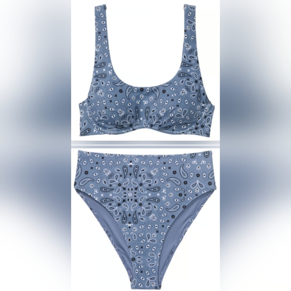 SDD/M VS PINK Swim The Wave Bikini Top HighWaist Cheeky Bikini Set